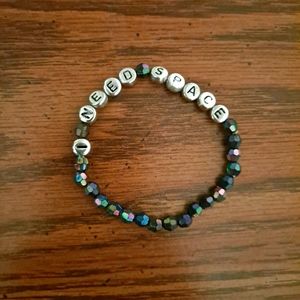 Hot Topic (Blackheart) "I Need Space" bracelet